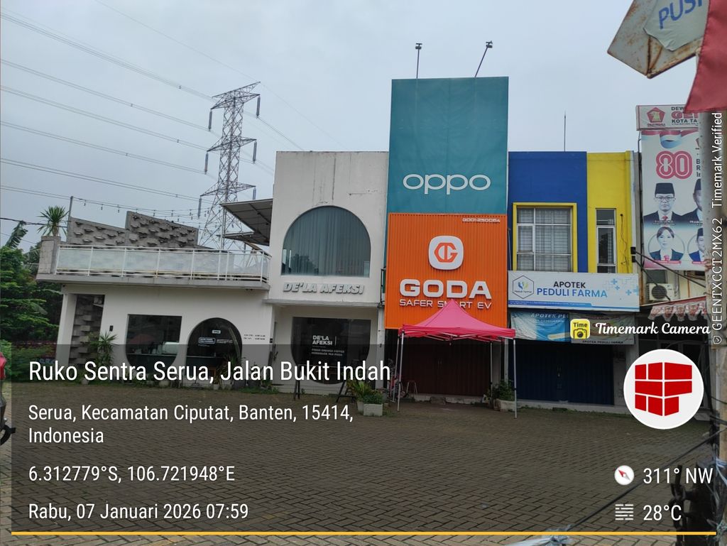 foto contoh rumah perumahan RUKO SENTRA SERUA