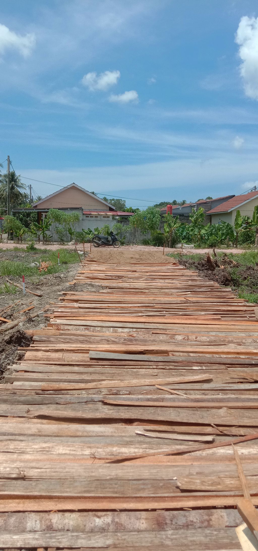 foto posisi tengah perumahan purnama raya 5