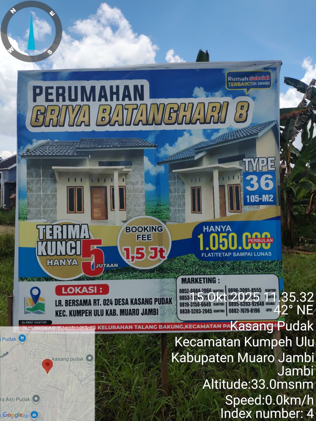 foto gerbang perumahan GRIYA BATANGHARI 8