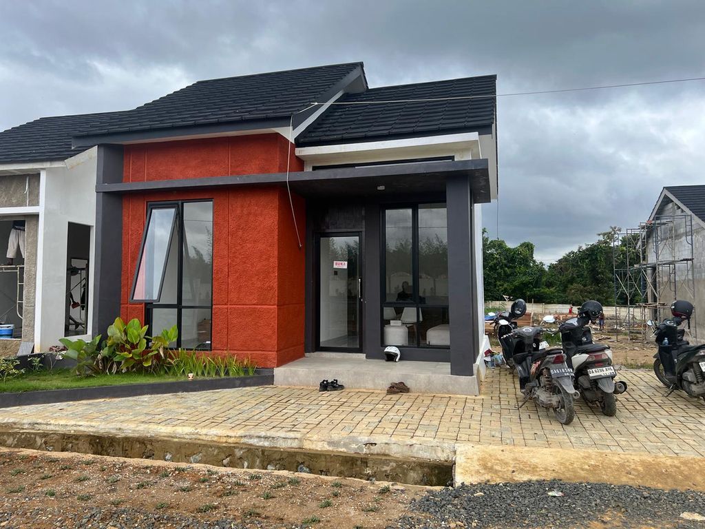 foto tampak rumah tipe 40 perumahan Umair Sejahtera Permai
