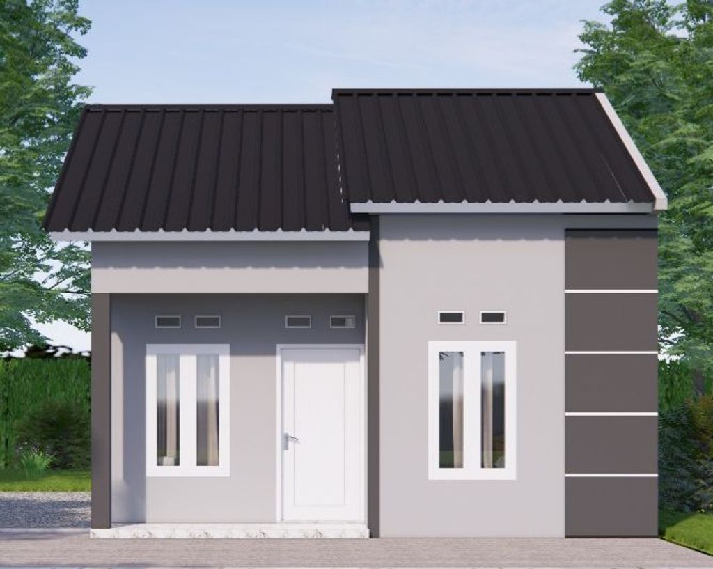 foto tampak rumah tipe 36 perumahan Griya Batu Palano