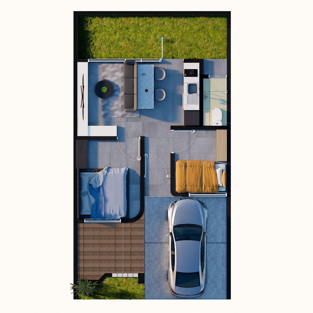 foto denah rumah tipe N perumahan SAMANATA LIVINS 003