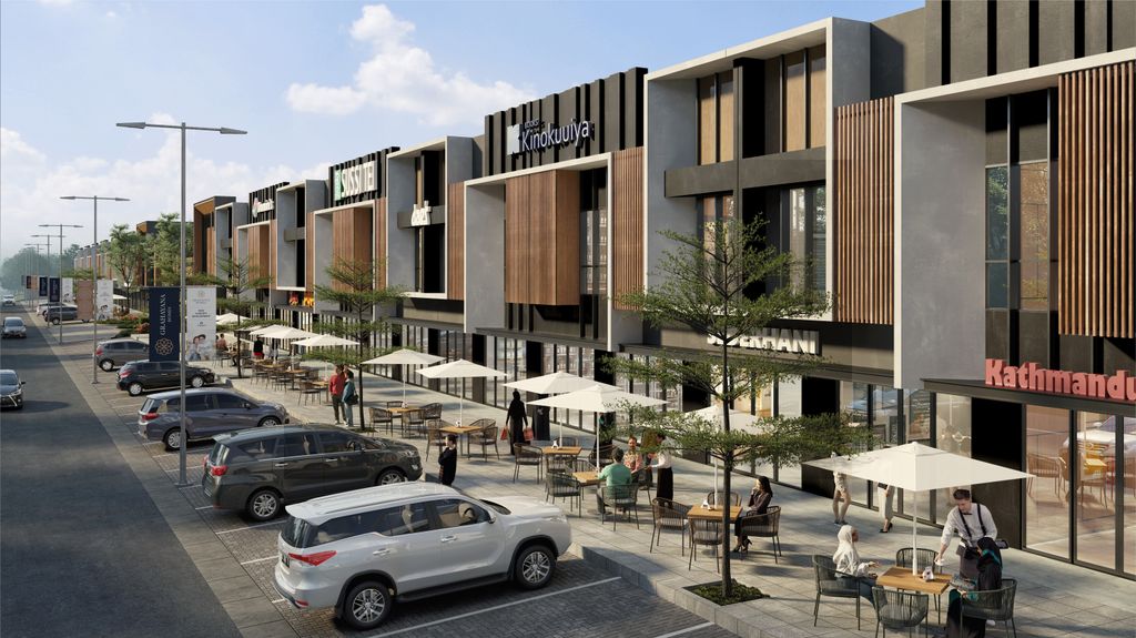 foto tampak rumah tipe Ruko 100/51 perumahan Grahayana Homes