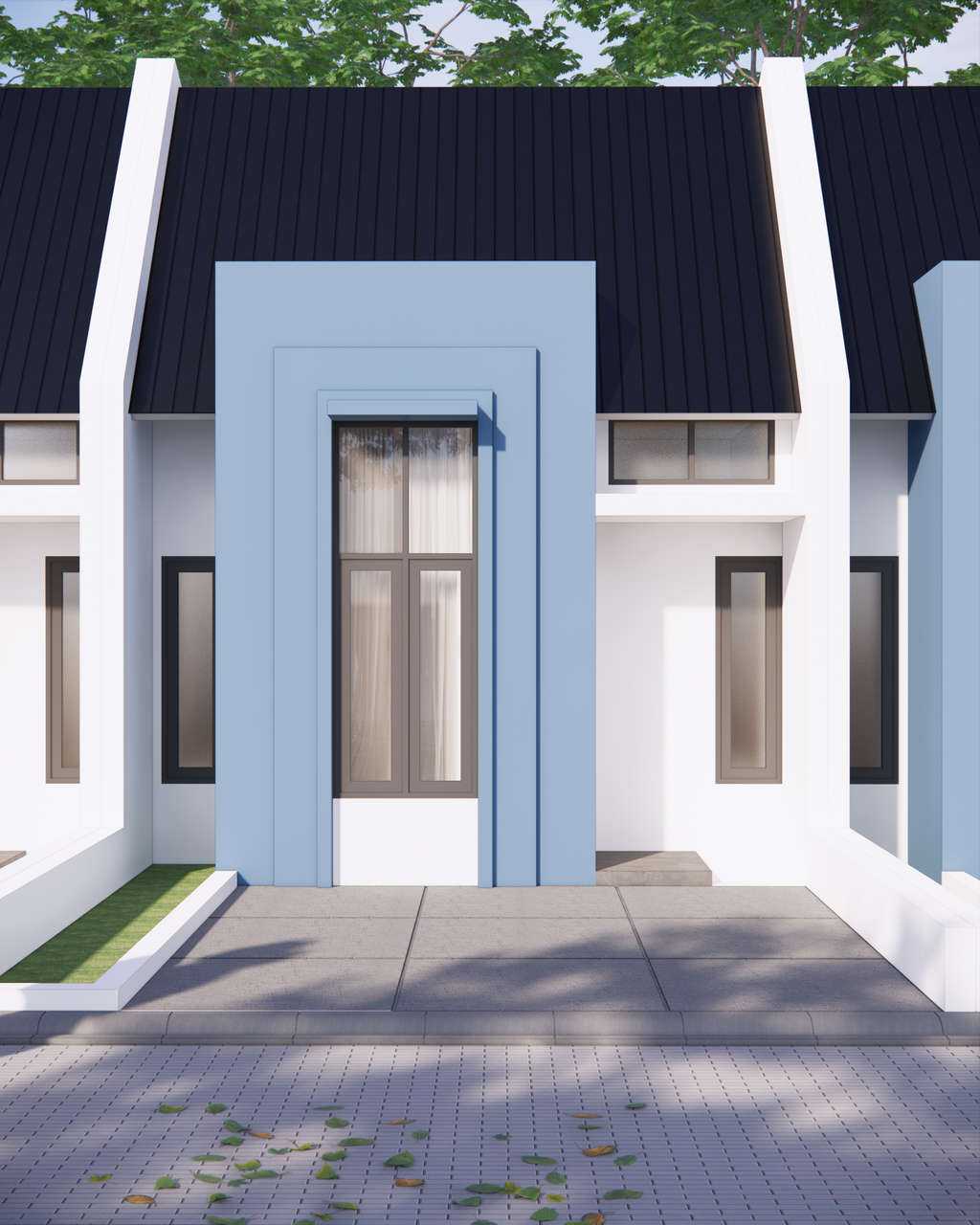 foto tampak rumah tipe 36 perumahan CITRA BONTOMARANNU