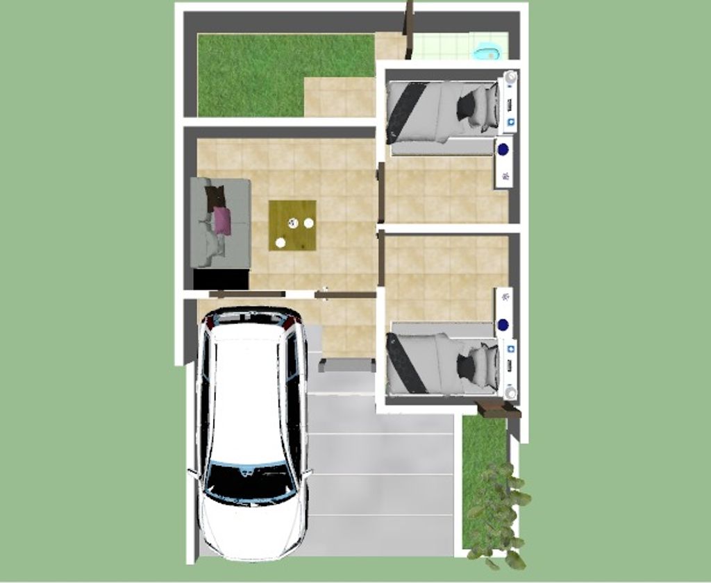 foto denah rumah tipe 33 perumahan FAJAR RESIDENCE 001