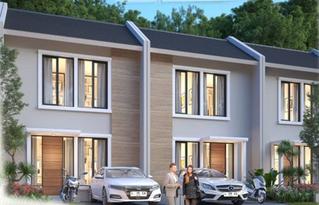 foto tampak rumah tipe T54/60 perumahan PERMATA GUNUNG ANYAR