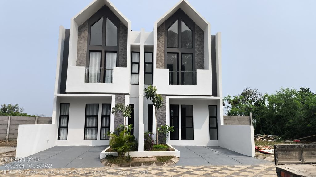 foto denah rumah tipe 40/40 perumahan GREEN HOUSE PROPERTY