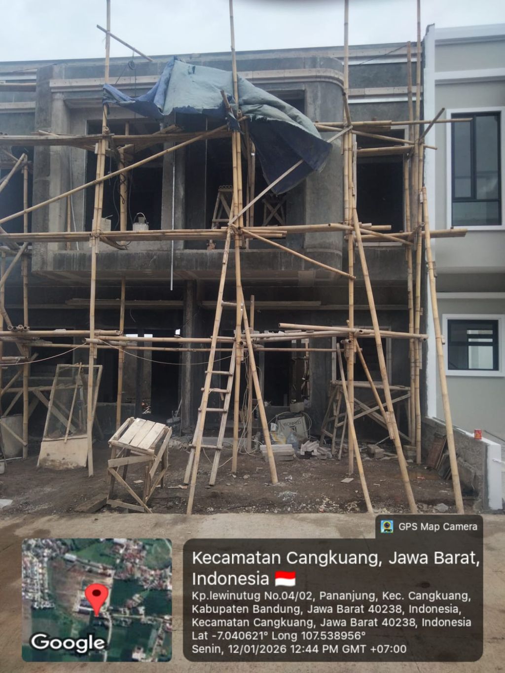 foto tampak rumah tipe 38 Compact (2 kamar) (400) perumahan G-Land Aleena Residence
