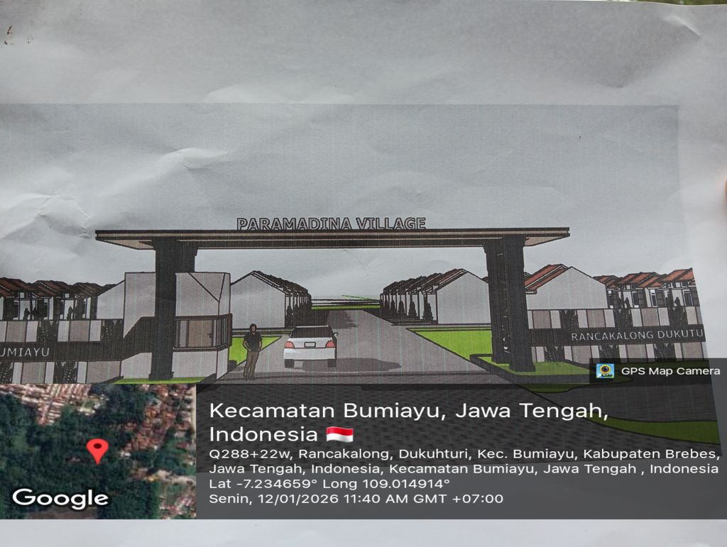 foto gerbang perumahan PARAMADINA VILLAGE