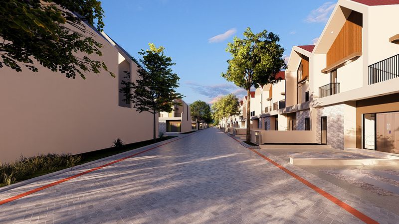 foto posisi tengah perumahan Velvet Juanda