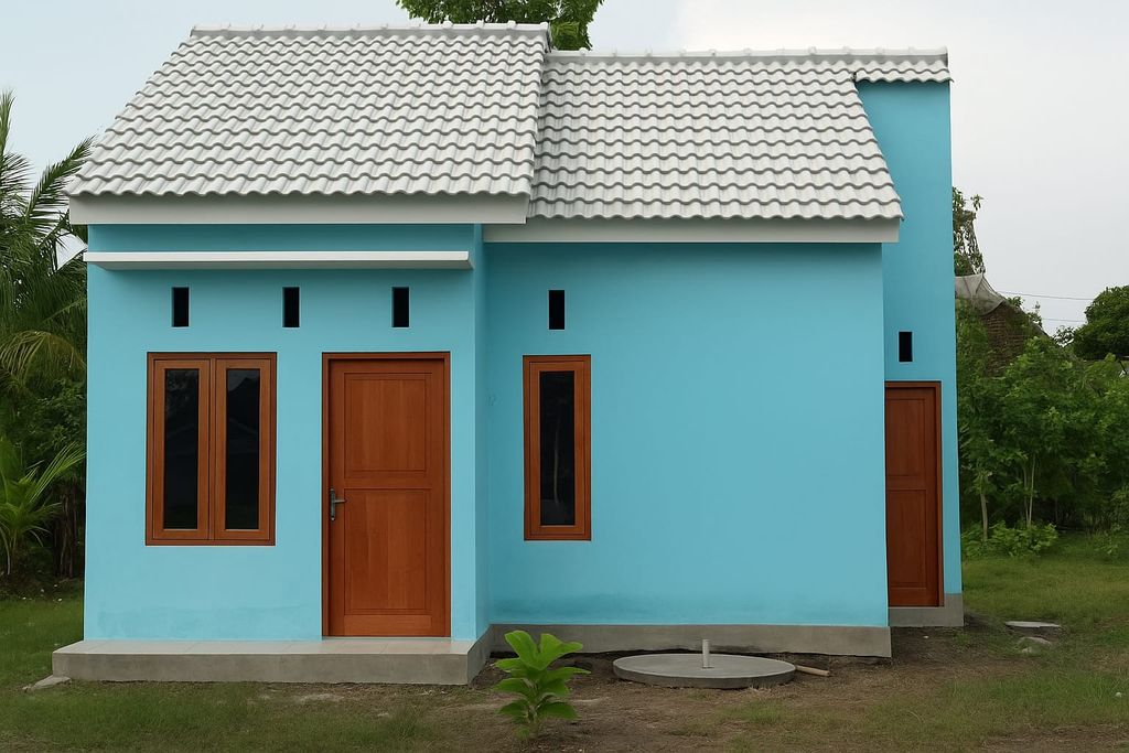 foto tampak rumah tipe 30/60 perumahan GRAHA ROYYAN AJUNG 2