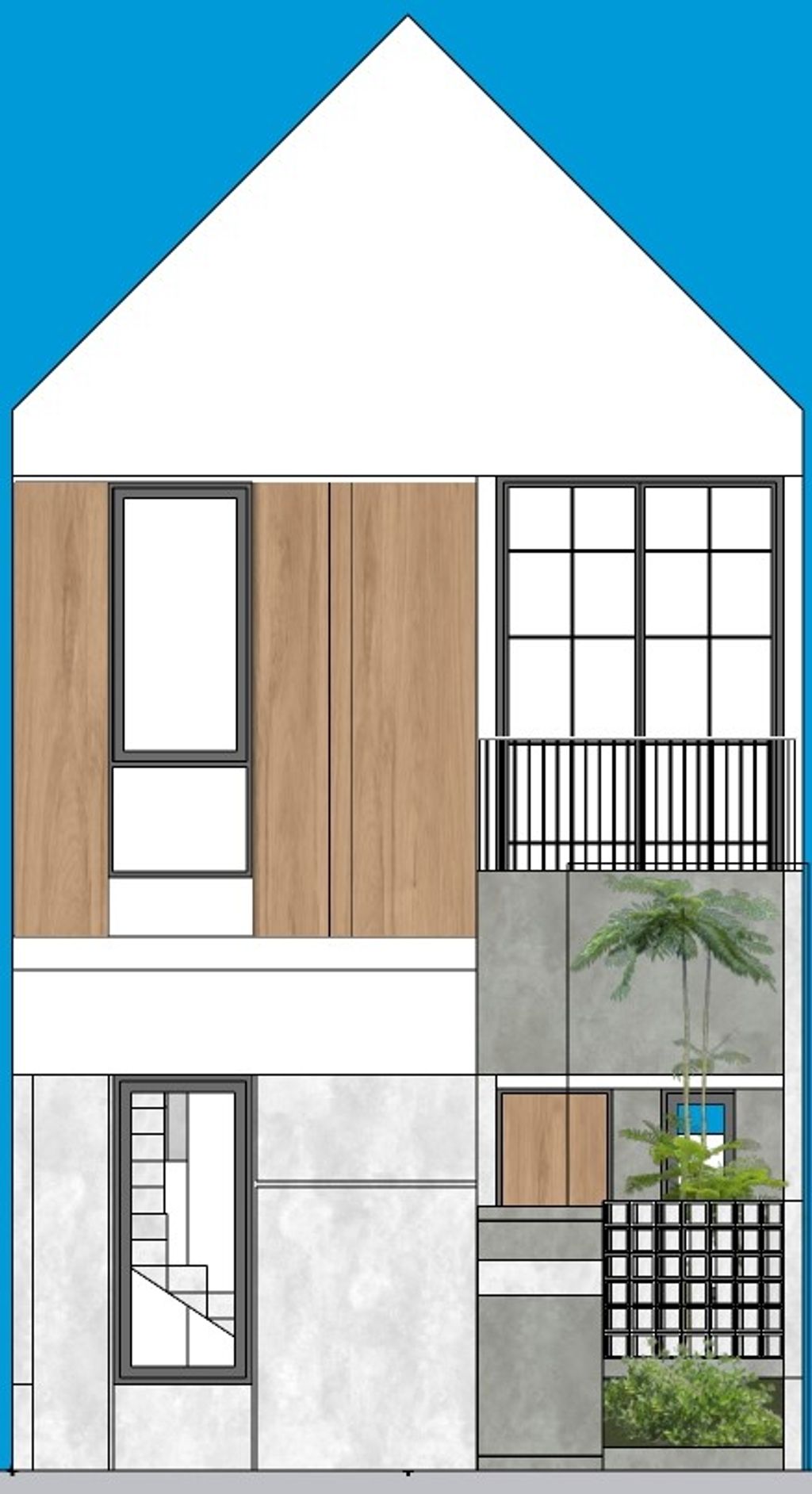 foto tampak rumah tipe HILTON perumahan MUTIARA GARDEN