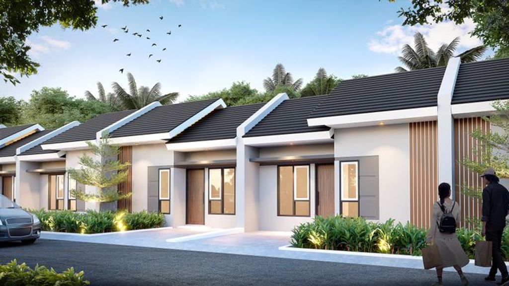 foto tampak rumah tipe ruby 29/60 185.000.000 perumahan Permata Puri Harmoni 2 Tahap 2