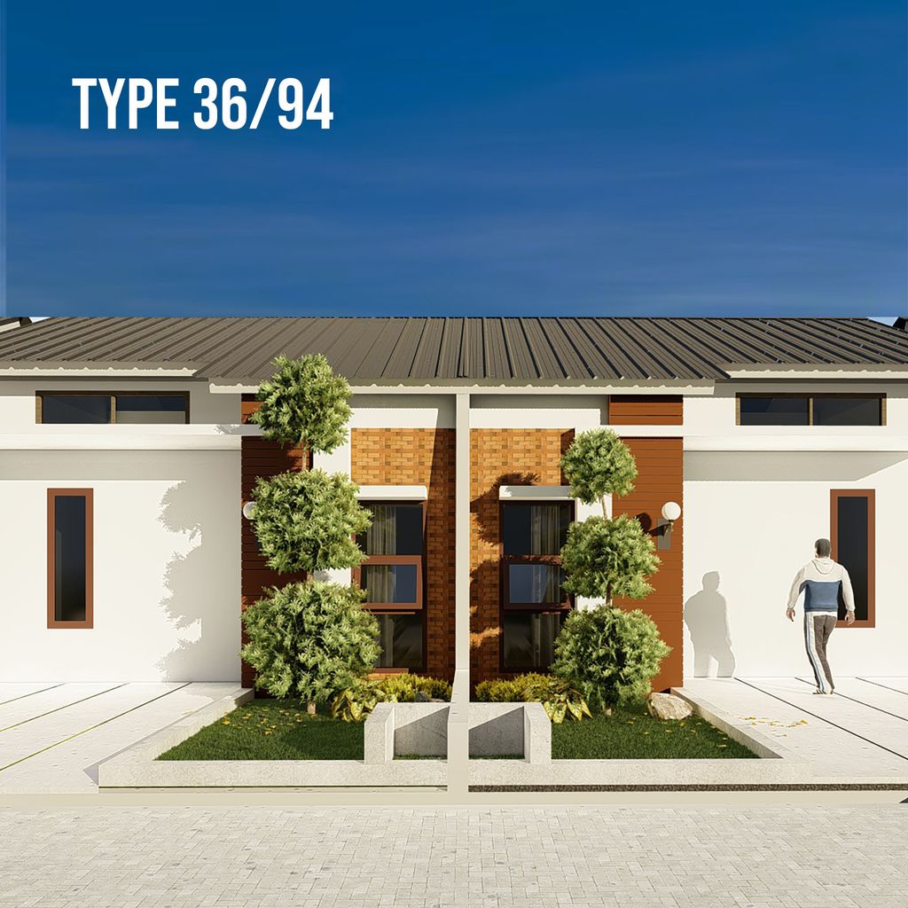 foto tampak rumah tipe 32/94 (subsidi) perumahan PERUMAHAN INTI SEJAHTERA TAHAP II