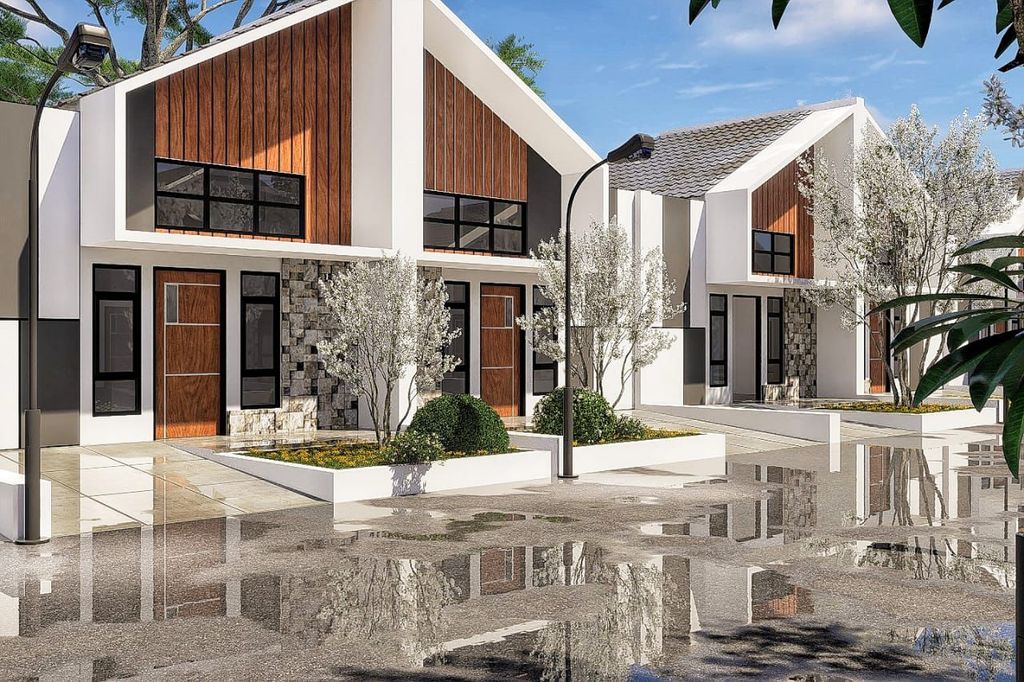 foto tampak rumah tipe 31/66 perumahan Perumahan Tutul Kebon