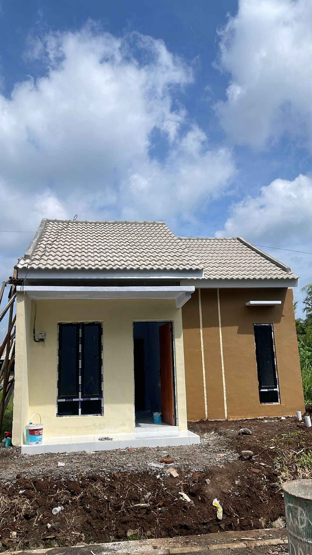 foto tampak rumah tipe SUBSIDI 2026 perumahan GREEN GARDEN GENTENG