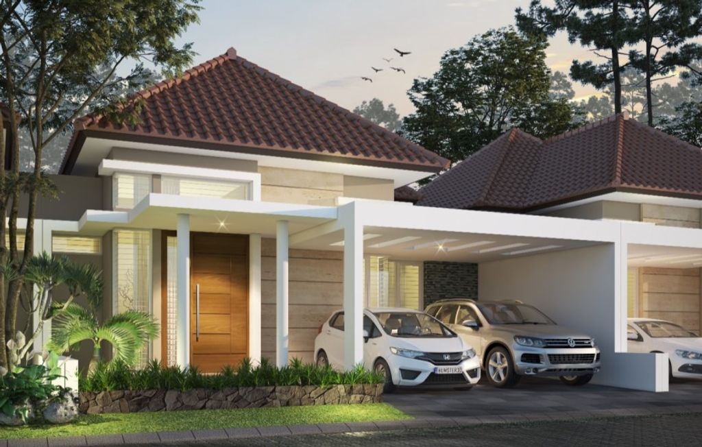 foto tampak rumah tipe C perumahan Perumahan Graha Kencana