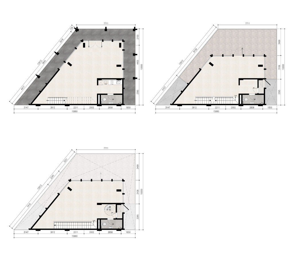 foto denah rumah tipe 274 (274/118) NSD perumahan PERUM. KOTA WISATA
