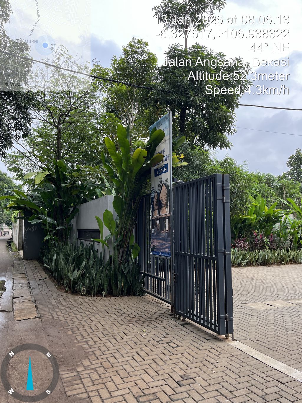 foto gerbang perumahan ANGSANA RESIDENCE