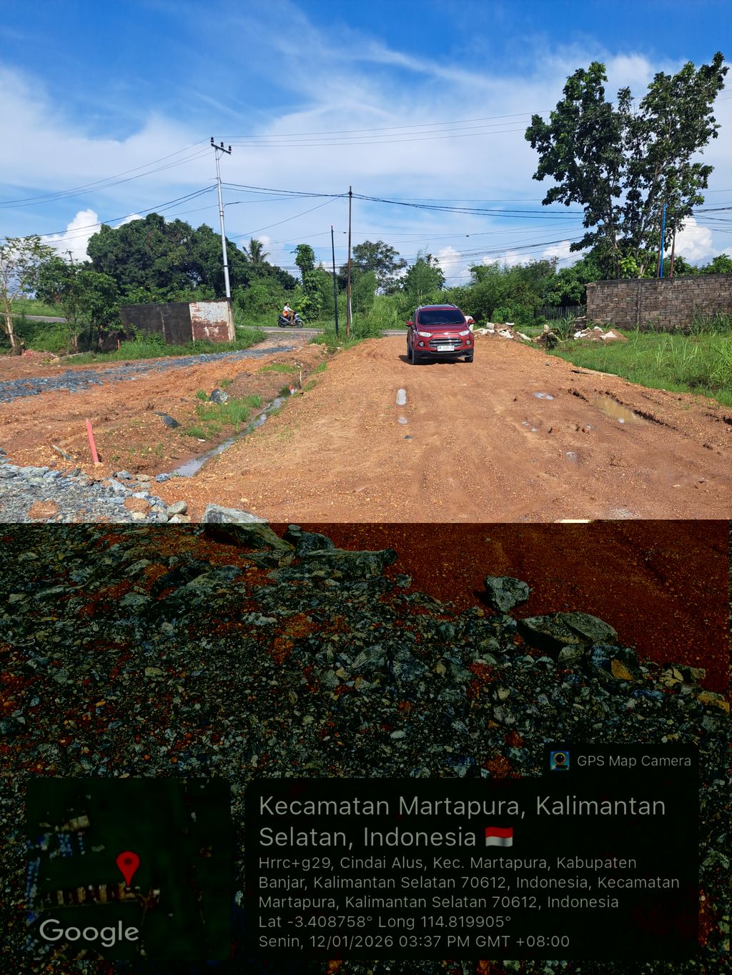 foto posisi tengah perumahan KOMPLEK RANIA LAND