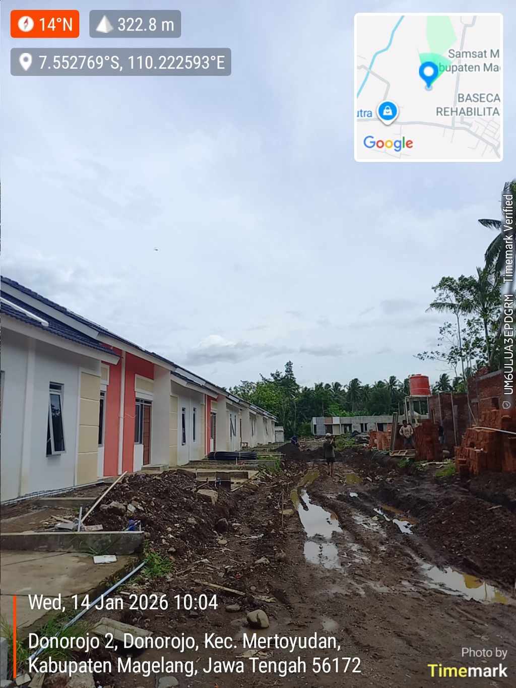 foto posisi tengah perumahan Perumahan De Jasmine Garden Bumirejo