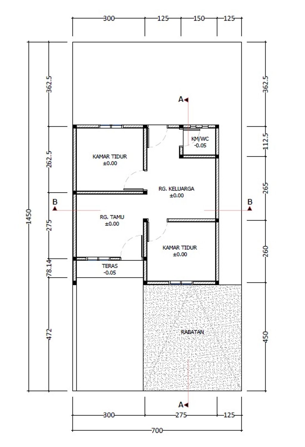 foto denah rumah tipe 36 PERUMAHAN MUTIARA GARDEN perumahan MUTIARA GARDEN
