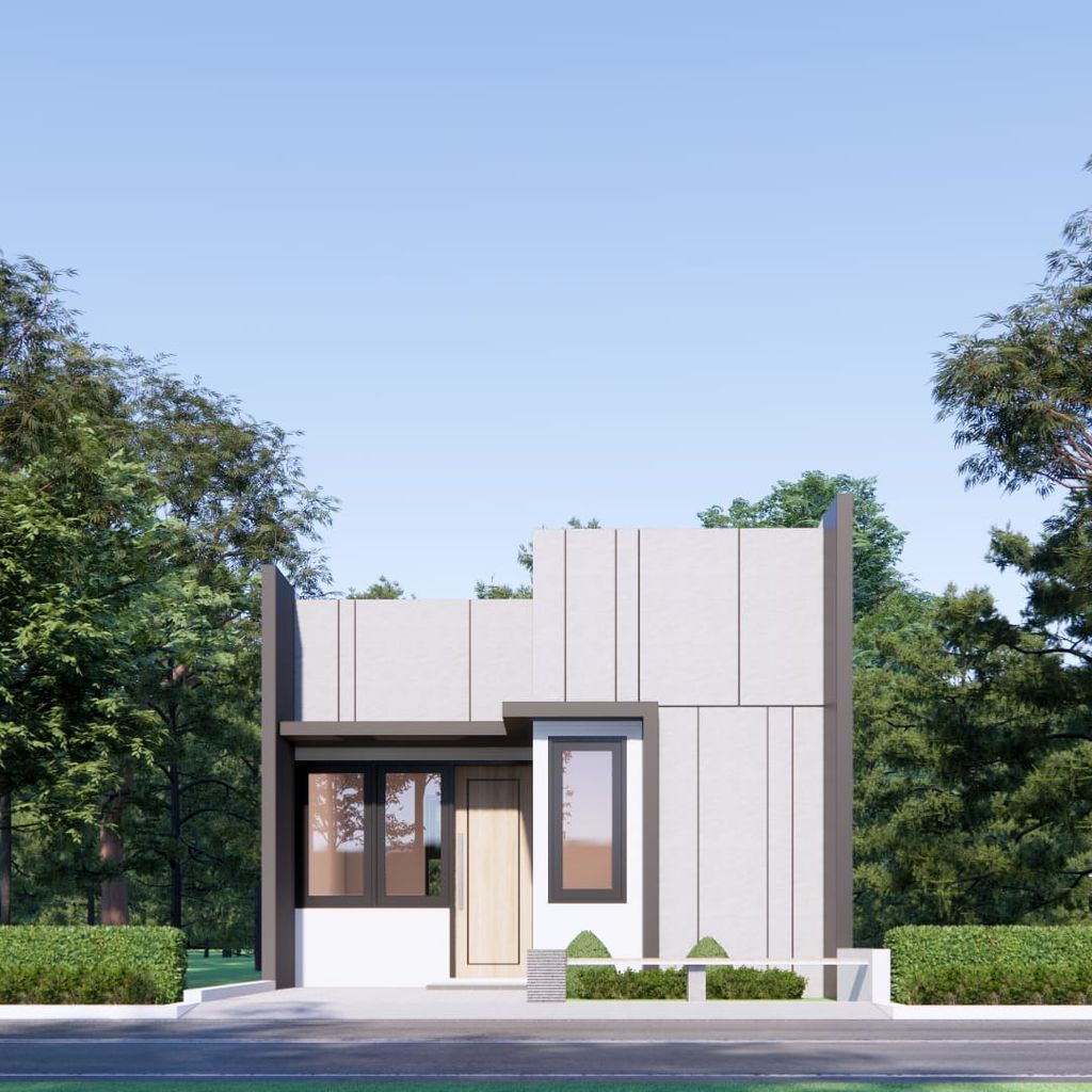 foto tampak rumah tipe Prime perumahan Evema Residence