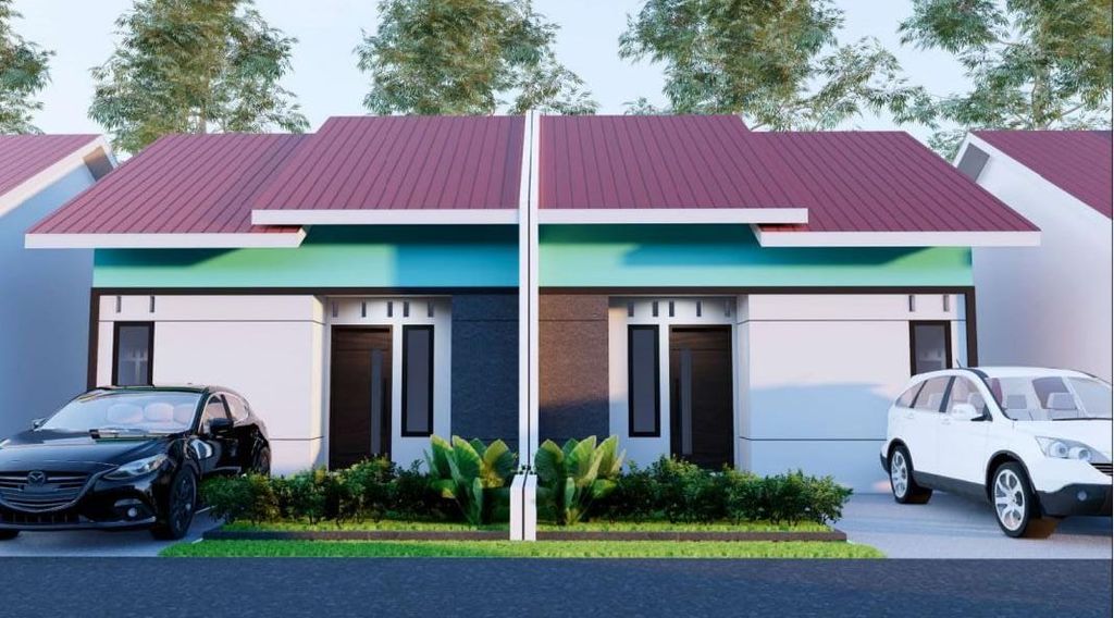 foto tampak rumah tipe SUBSIDI perumahan GRAHA PACIFIC INDAH