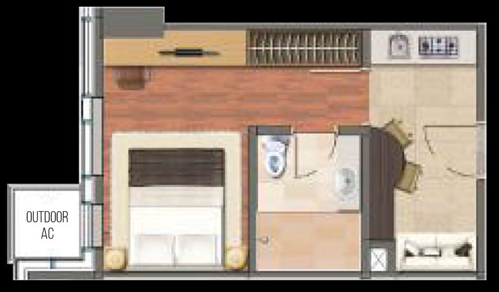 foto denah rumah tipe 3609 perumahan AKR Gallery West Office Tower & Residences