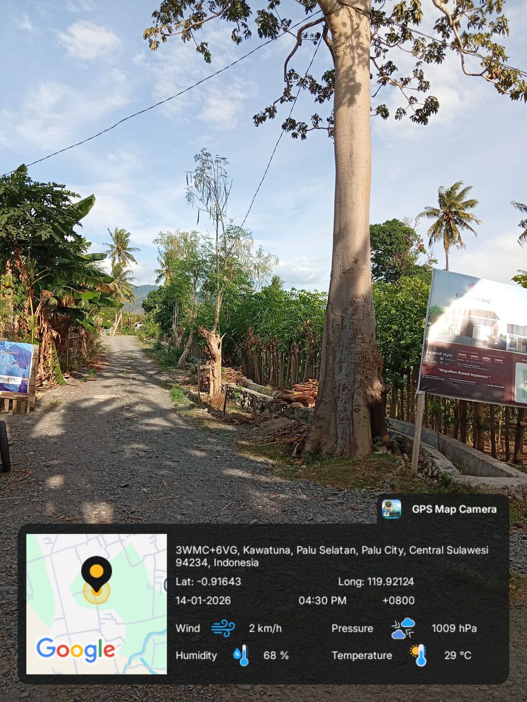 foto gerbang perumahan FALAIS LIVING