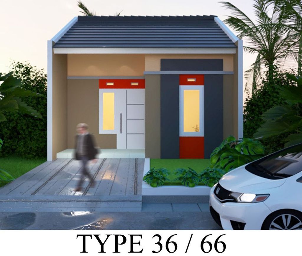 foto tampak rumah tipe 36 perumahan GRAND ZAM ZAM REGENCY TEMBELANG