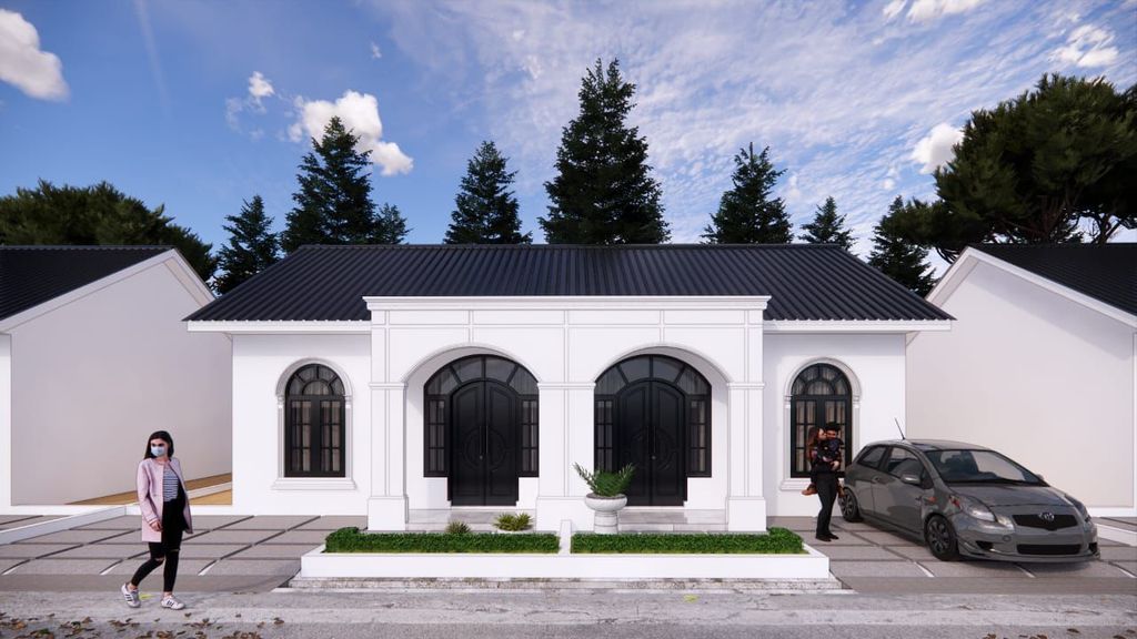 foto tampak rumah tipe 36 perumahan Perumahan Batubara Bahagia