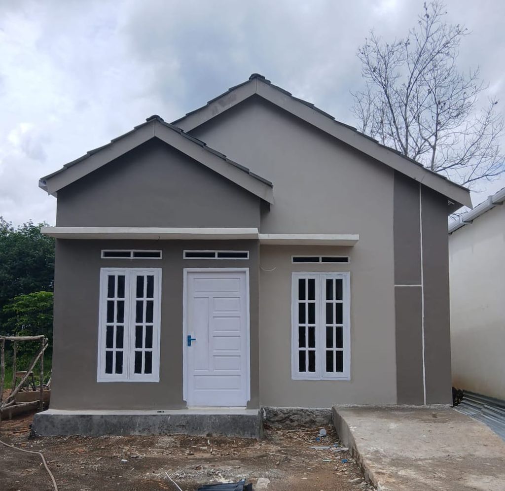 foto tampak rumah tipe 36/91 perumahan BERKAH REGENCY