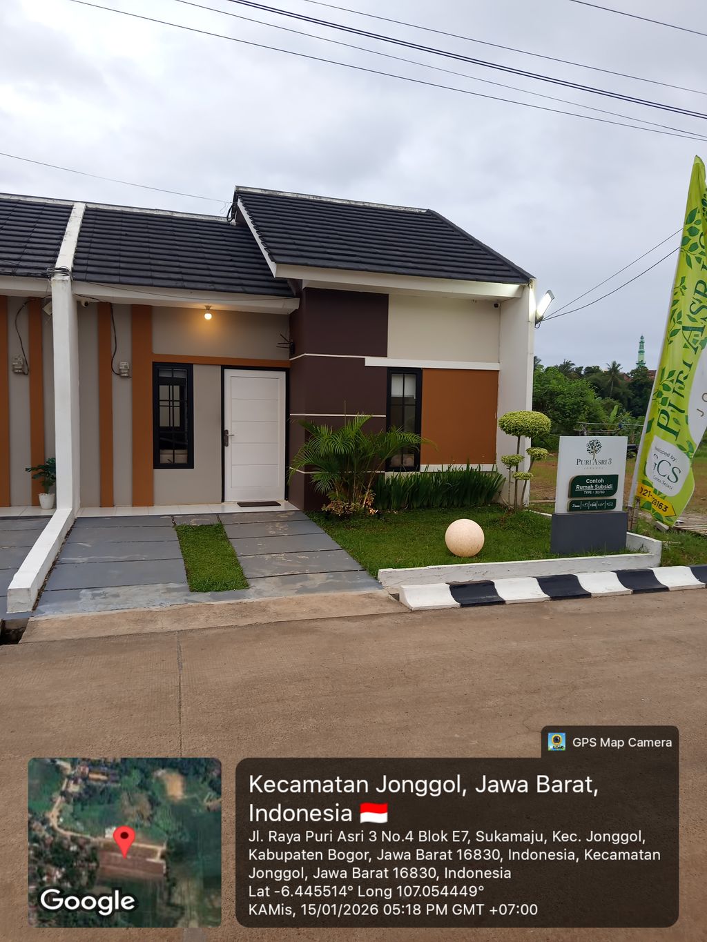 foto posisi tengah perumahan PERUMAHAN PURI ASRI 3 TAHAP 4