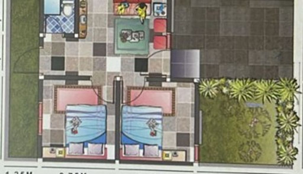 foto denah rumah tipe 30/66 perumahan Perumahan Flamboyan Garden 3