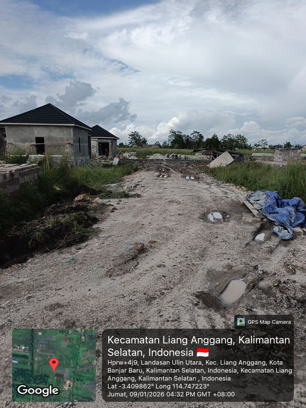 foto posisi tengah perumahan BELVIA SINERGIA