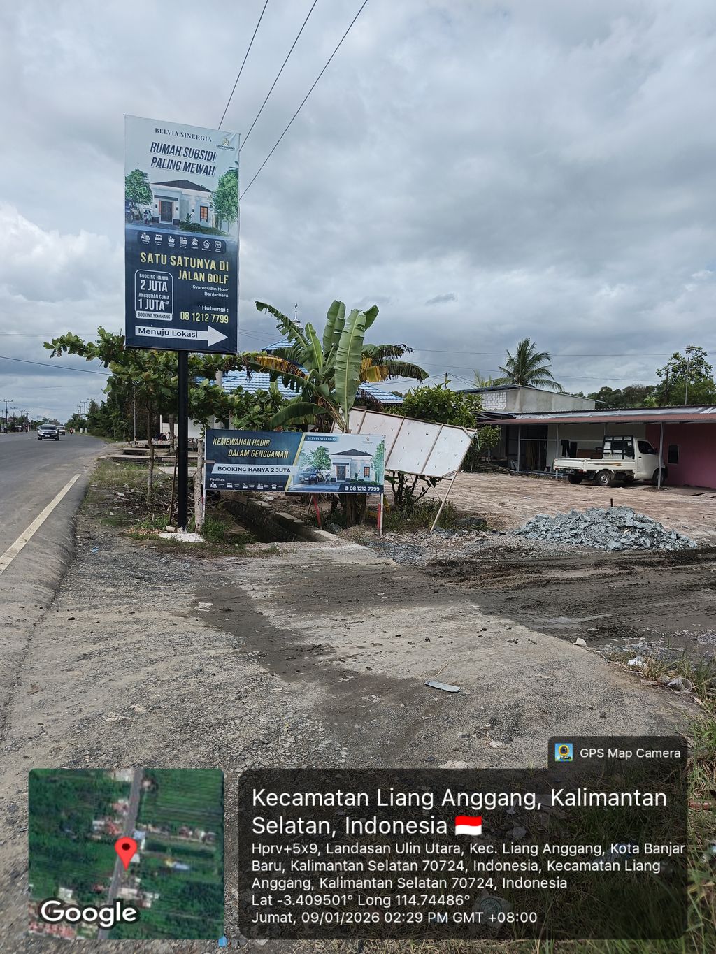 foto gerbang perumahan BELVIA SINERGIA