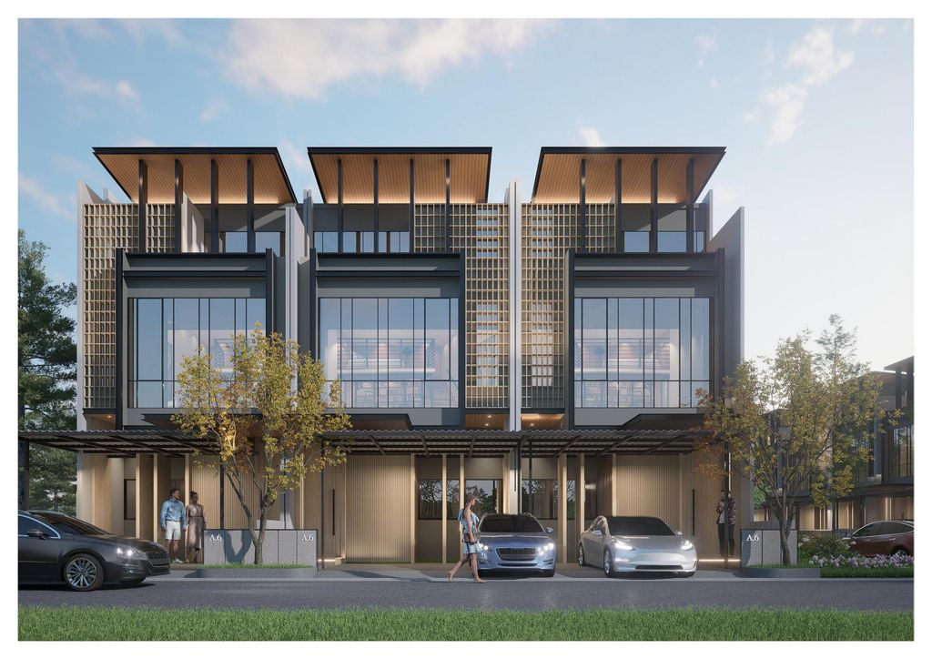 foto tampak rumah tipe T6-S perumahan PACIFIC GARDEN PURI