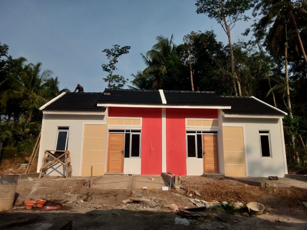 foto tampak rumah tipe 36 perumahan Perumahan De Jasmine Garden Bumirejo