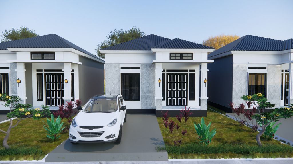 foto tampak rumah tipe 36 perumahan GRIYA DHARMA RESIDENCE 3