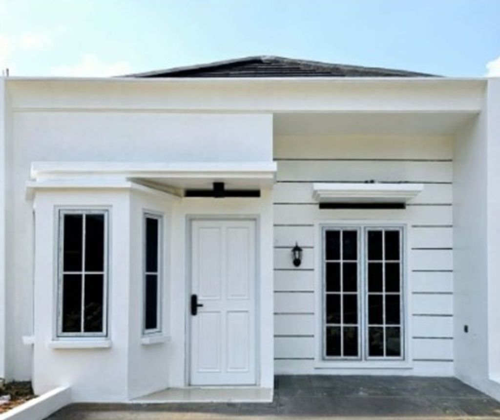 foto tampak rumah tipe 36/60 perumahan BRITANIA GREEN RESORT