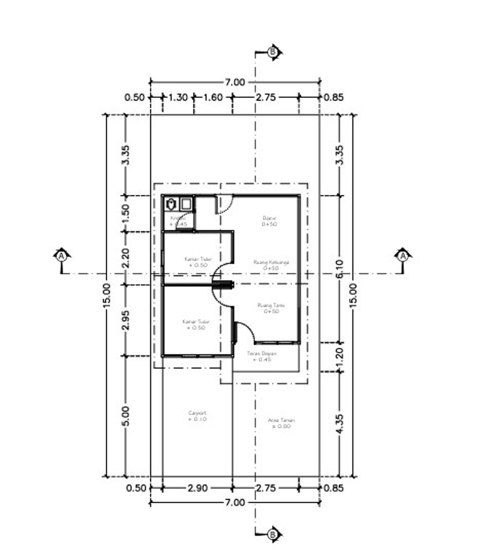 foto denah rumah tipe 36 perumahan GRIYA DHARMA RESIDENCE 3