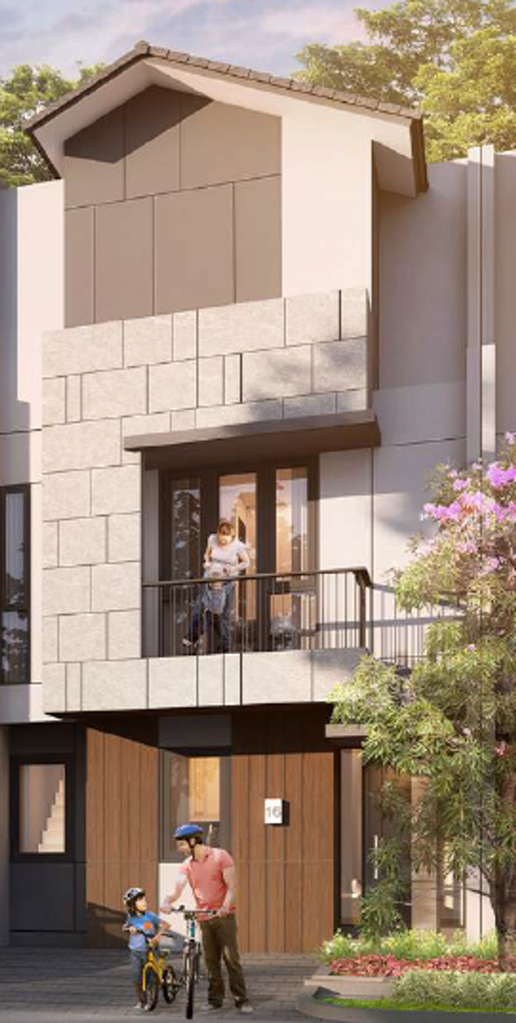 foto tampak rumah tipe Premium (6 x 12.5) perumahan SUMMARECON MUTIARA MAKASSAR CLUSTER TOPAZ 1