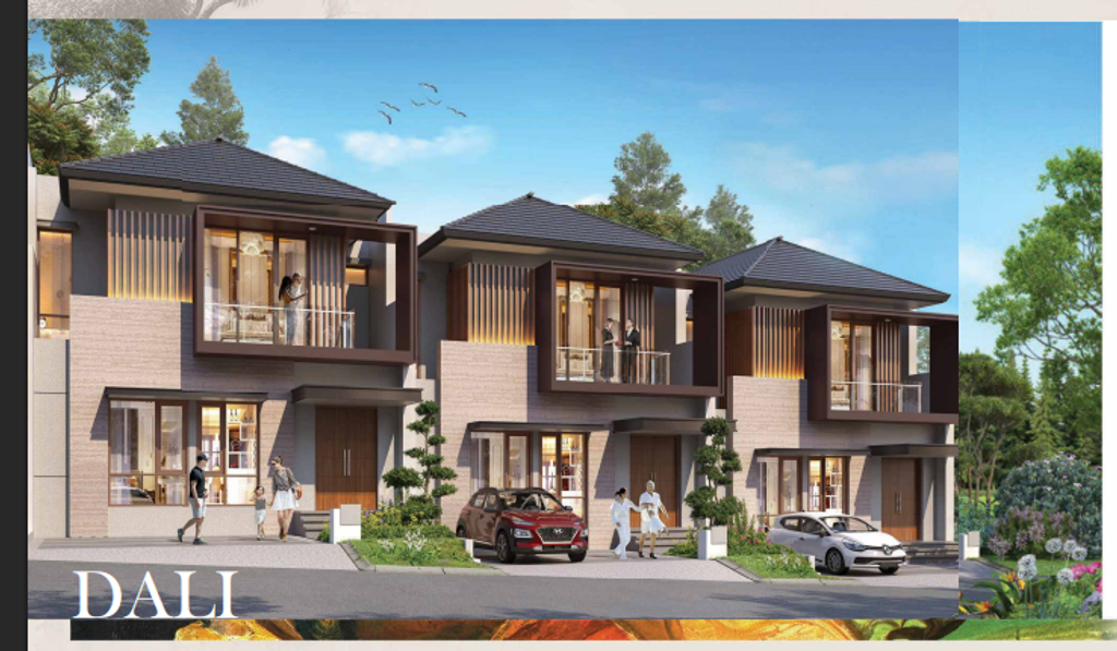 foto tampak rumah tipe DALI E.08/30 - RSF perumahan PERUMAHAN CITRA CITY SENTUL KAWASAN PREMIUM