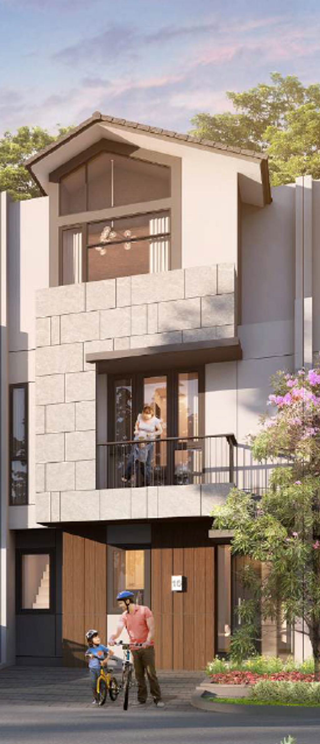 foto tampak rumah tipe Attic (6 x 12.5) perumahan SUMMARECON MUTIARA MAKASSAR CLUSTER TOPAZ 1