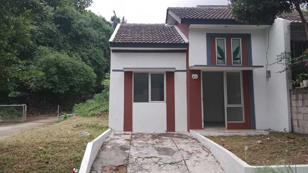 foto tampak rumah tipe PEONY perumahan Grand Pasir Nangka Tahap 1