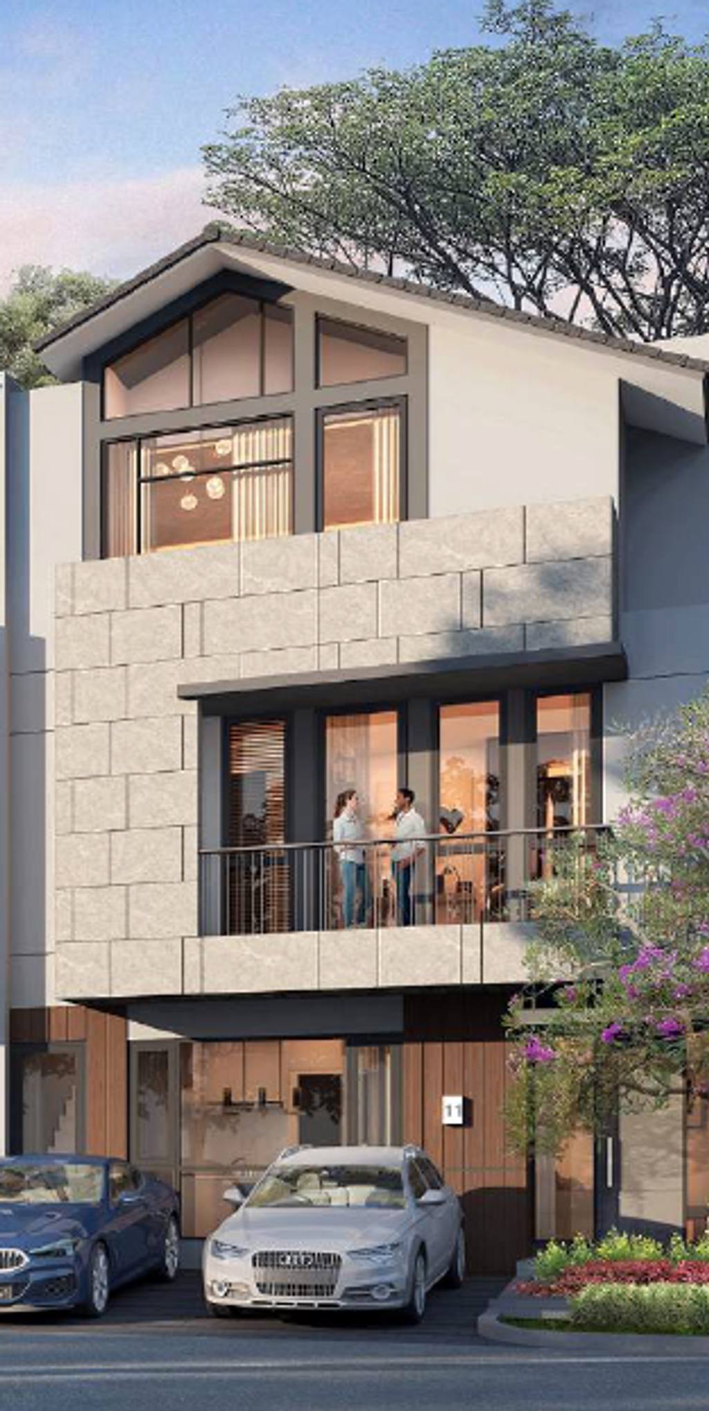 foto tampak rumah tipe Attic (8 x 12.5) perumahan SUMMARECON MUTIARA MAKASSAR CLUSTER TOPAZ 1