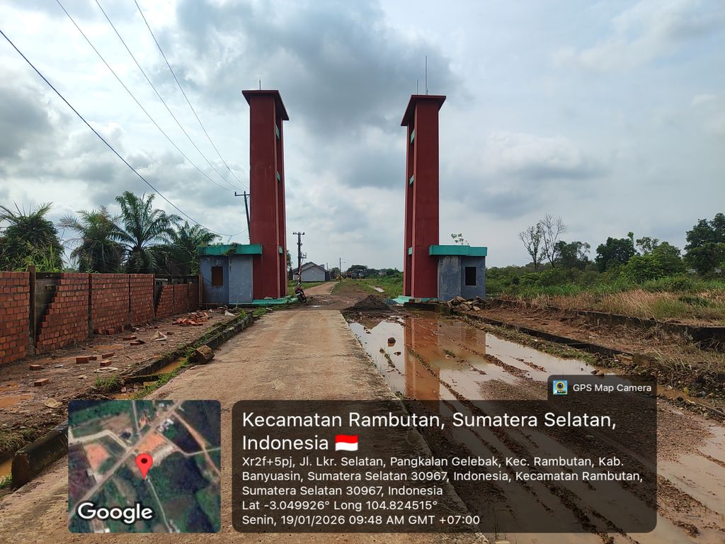 foto gerbang perumahan PERMATA GREAT SIRIWIJAYA RESIDENCE