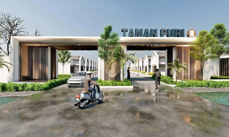 foto gerbang perumahan TAMAN PURI RESIDENCE C