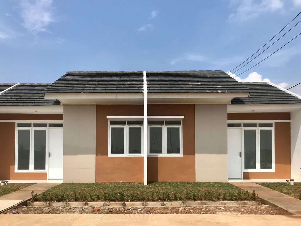 foto tampak rumah tipe 27/96 CASH perumahan GRAND ANANDARA RESIDENCE